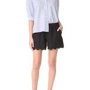 Madewell Scalloped Shorts